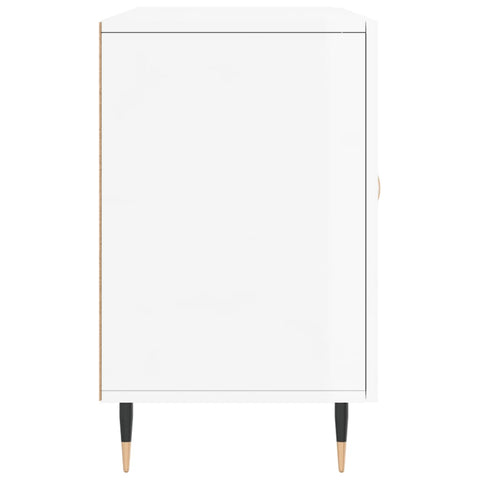 vidaXL Sideboard High Gloss White 100x36x60 cm Engineered Wood