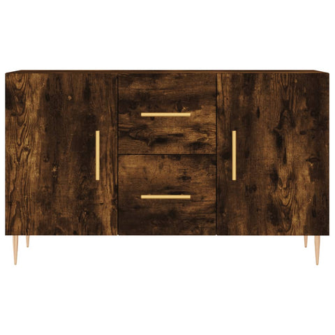 vidaXL Sideboard Smoked Oak 100x36x60 cm Engineered Wood