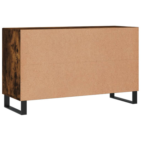 vidaXL Sideboard Smoked Oak 100x36x60 cm Engineered Wood