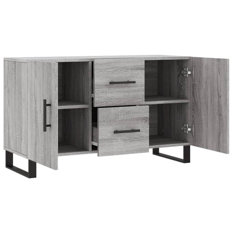 vidaXL Sideboard Grey Sonoma 100x36x60 cm Engineered Wood