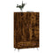 vidaXL Highboard Smoked Oak 69.5x31x115 cm Engineered Wood