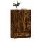 vidaXL Highboard Smoked Oak 69.5x31x115 cm Engineered Wood