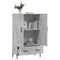 vidaXL Highboard Concrete Grey 69.5x31x115 cm Engineered Wood