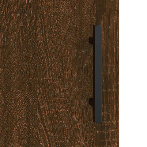 vidaXL Highboard Brown Oak 69.5x31x115 cm Engineered Wood