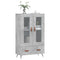 vidaXL Highboard Concrete Grey 69.5x31x115 cm Engineered Wood