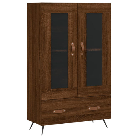 vidaXL Highboard Brown Oak 69.5x31x115 cm Engineered Wood