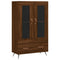 vidaXL Highboard Brown Oak 69.5x31x115 cm Engineered Wood