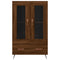 vidaXL Highboard Brown Oak 69.5x31x115 cm Engineered Wood