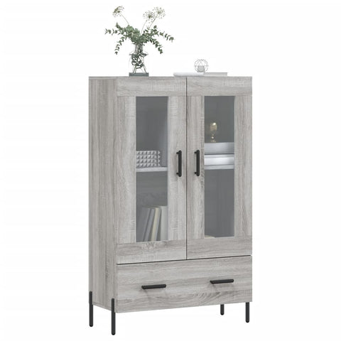 vidaXL Highboard Grey Sonoma 69.5x31x115 cm Engineered Wood