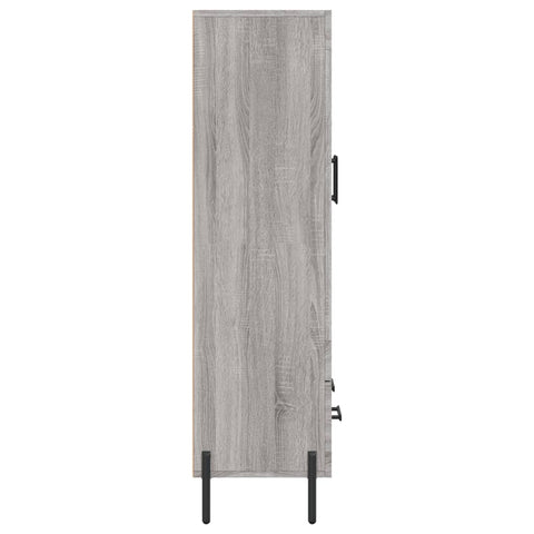 vidaXL Highboard Grey Sonoma 69.5x31x115 cm Engineered Wood