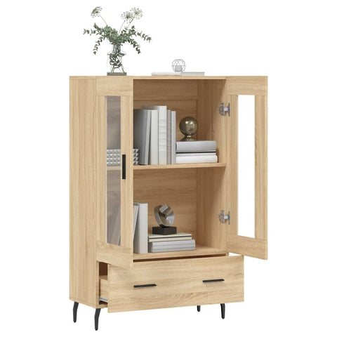 vidaXL Highboard Sonoma Oak 69.5x31x115 cm Engineered Wood