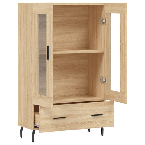 vidaXL Highboard Sonoma Oak 69.5x31x115 cm Engineered Wood