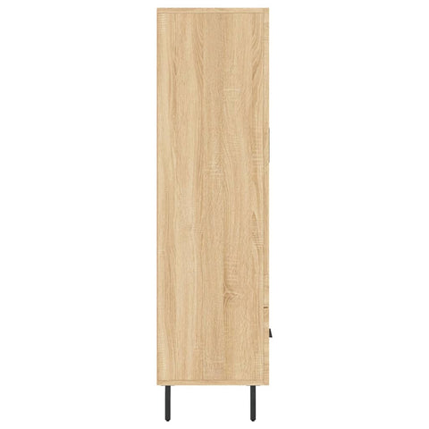 vidaXL Highboard Sonoma Oak 69.5x31x115 cm Engineered Wood