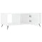 vidaXL Coffee Table High Gloss White 102x50x40 cm Engineered Wood