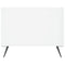 vidaXL Coffee Table High Gloss White 102x50x40 cm Engineered Wood