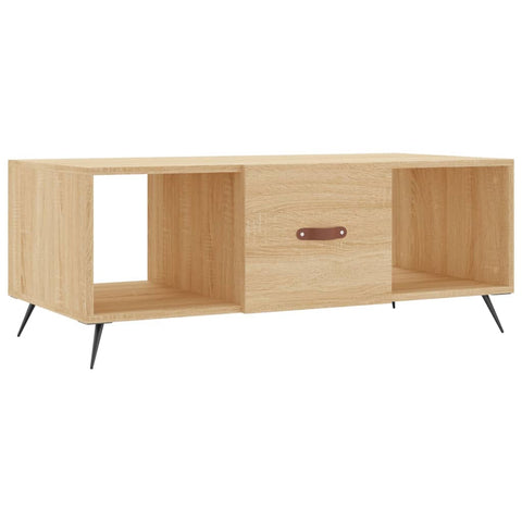 vidaXL Coffee Table Sonoma Oak 102x50x40 cm Engineered Wood