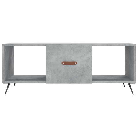 vidaXL Coffee Table Concrete Grey 102x50x40 cm Engineered Wood