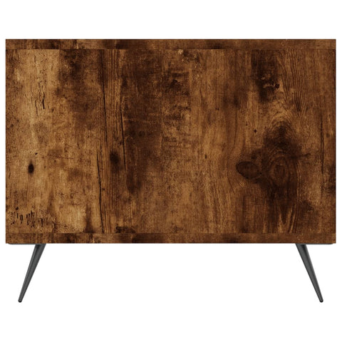 vidaXL Coffee Table Smoked Oak 102x50x40 cm Engineered Wood