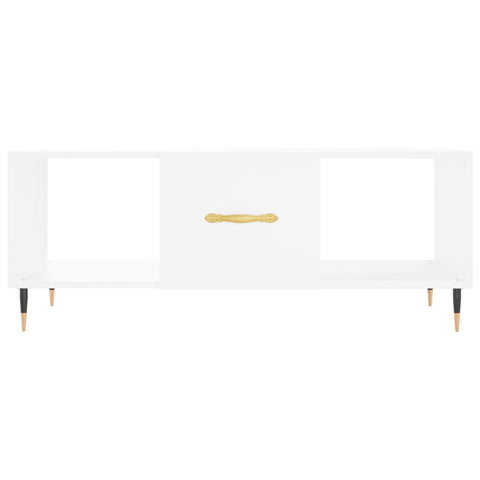 vidaXL Coffee Table White 102x50x40 cm Engineered Wood