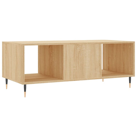 vidaXL Coffee Table Sonoma Oak 102x50x40 cm Engineered Wood