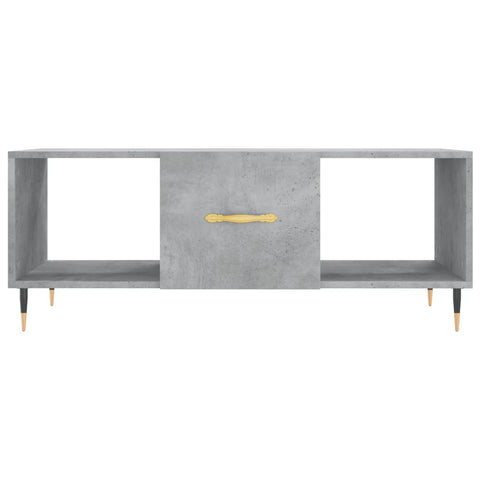 vidaXL Coffee Table Concrete Grey 102x50x40 cm Engineered Wood