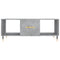 vidaXL Coffee Table Concrete Grey 102x50x40 cm Engineered Wood