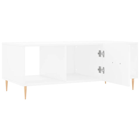 vidaXL Coffee Table White 102x50x40 cm Engineered Wood