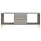 vidaXL Coffee Table Grey Sonoma 102x50x40 cm Engineered Wood