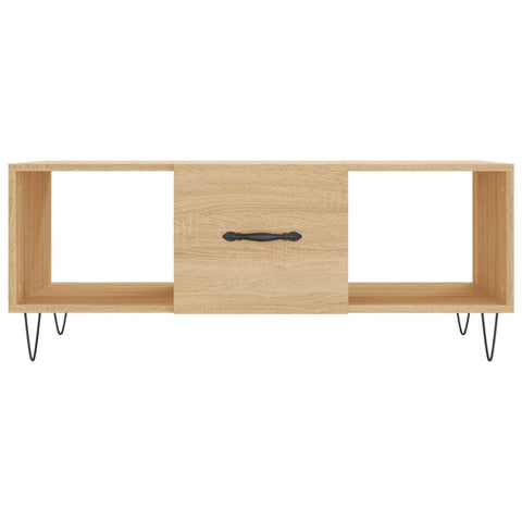 vidaXL Coffee Table Sonoma Oak 102x50x40 cm Engineered Wood