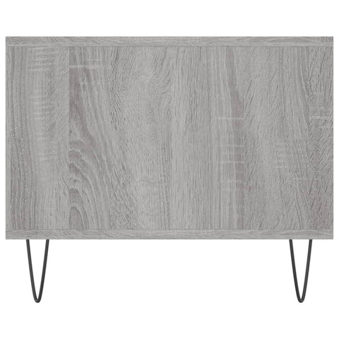 vidaXL Coffee Table Grey Sonoma 102x50x40 cm Engineered Wood