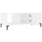 vidaXL Coffee Table High Gloss White 102x50x40 cm Engineered Wood