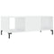 vidaXL Coffee Table High Gloss White 102x50x40 cm Engineered Wood