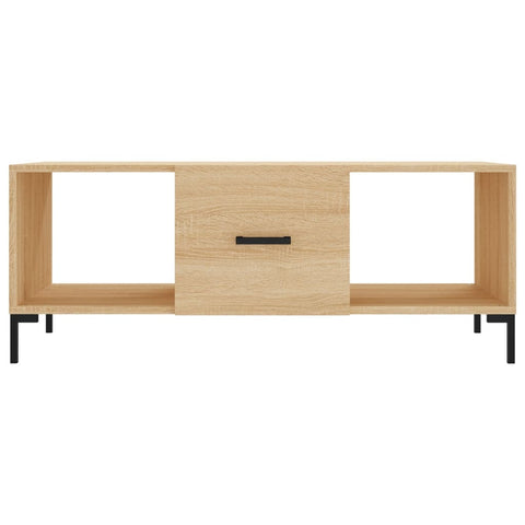 vidaXL Coffee Table Sonoma Oak 102x50x40 cm Engineered Wood