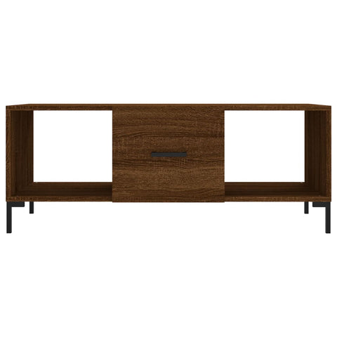 vidaXL Coffee Table Brown Oak 102x50x40 cm Engineered Wood