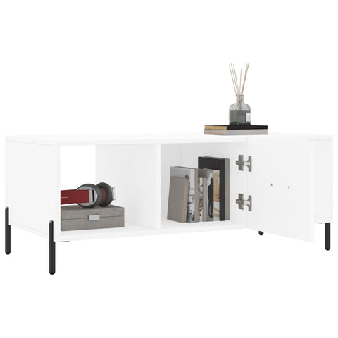 vidaXL Coffee Table White 102x50x40 cm Engineered Wood