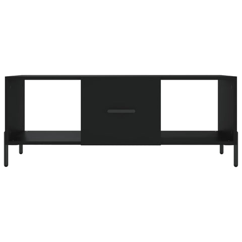 vidaXL Coffee Table Black 102x50x40 cm Engineered Wood