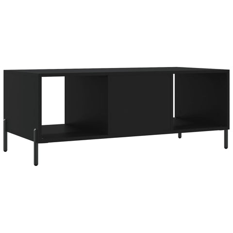 vidaXL Coffee Table Black 102x50x40 cm Engineered Wood