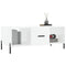 vidaXL Coffee Table High Gloss White 102x50x40 cm Engineered Wood