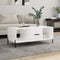 vidaXL Coffee Table High Gloss White 102x50x40 cm Engineered Wood