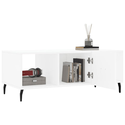 vidaXL Coffee Table White 102x50x40 cm Engineered Wood