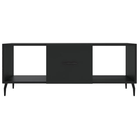 vidaXL Coffee Table Black 102x50x40 cm Engineered Wood