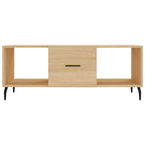 vidaXL Coffee Table Sonoma Oak 102x50x40 cm Engineered Wood
