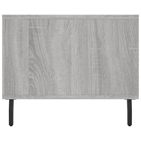 vidaXL Coffee Table Grey Sonoma 102x50x40 cm Engineered Wood