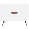 vidaXL Coffee Table White 50x50x40 cm Engineered Wood
