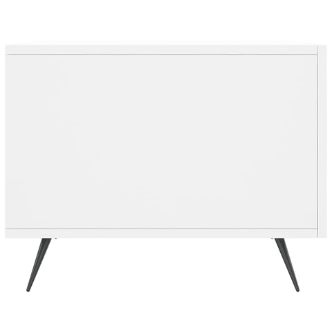 vidaXL Coffee Table White 50x50x40 cm Engineered Wood