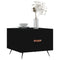 vidaXL Coffee Table Black 50x50x40 cm Engineered Wood
