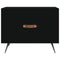vidaXL Coffee Table Black 50x50x40 cm Engineered Wood