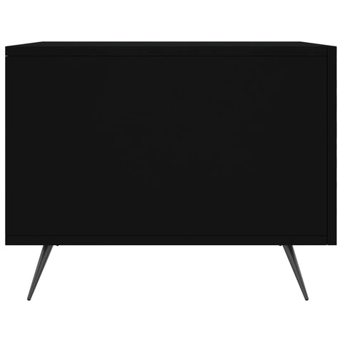 vidaXL Coffee Table Black 50x50x40 cm Engineered Wood