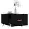 vidaXL Coffee Tables 2 pcs Black 50x50x40 cm Engineered Wood