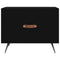 vidaXL Coffee Tables 2 pcs Black 50x50x40 cm Engineered Wood